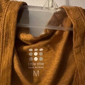 Title Nine tank. Super soft. Nice workout tank. Worn once or twice.